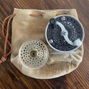 Vintage S.E. Bogdan Model 0 Salmon Reel w/Spare Spool