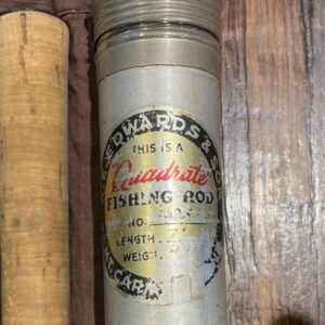 Vintage W.E. Edwards #425 Quadrate Spinning Rod