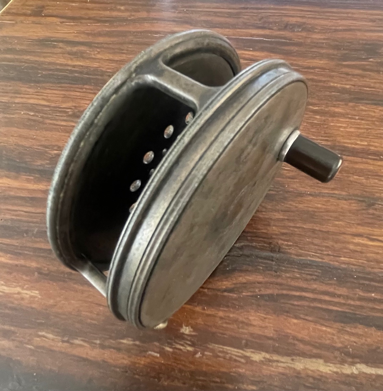 Vintage 1920s Hardy 3 7/8" Perfect Fly Reel Made for Dame Stoddard - Image 6
