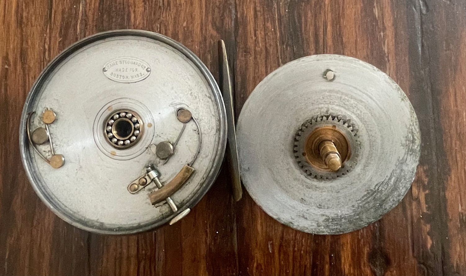 Vintage 1920s Hardy 3 7/8" Perfect Fly Reel Made for Dame Stoddard - Image 4
